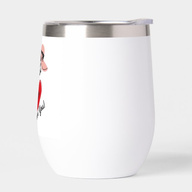 World's Greatest Mom Thermal Wine Tumbler (Left)