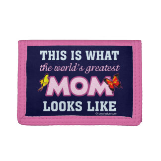 World's Greatest Mom Trifold Wallet
