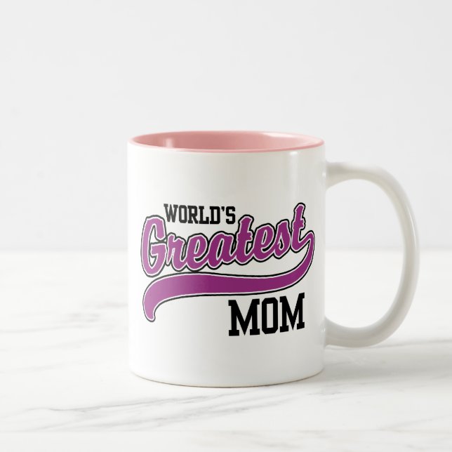 World's Greatest Mom Two-Tone Coffee Mug (Right)