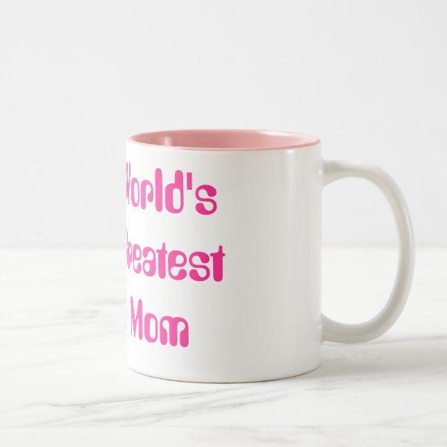 World's Greatest Mom Two-Tone Coffee Mug (Right)