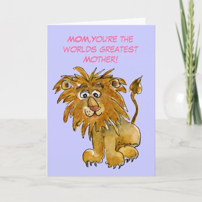 Worlds Greatest Mothers Day Card (Front)