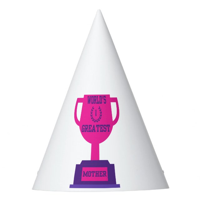 World's Greatest Mother's Day Party Hat (Front)