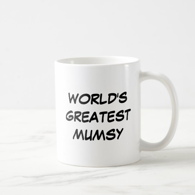 "World's Greatest Mumsy" Mug (Right)