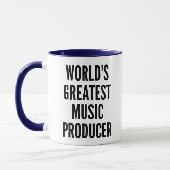 Worlds Greatest Music Producer Mug by Graphix_Vixon at Zazzle