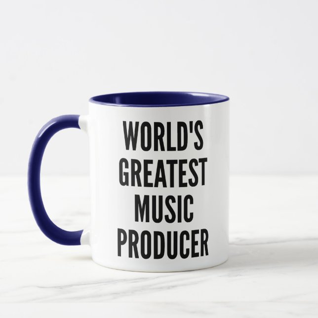 Worlds Greatest Music Producer Mug (Left)