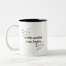 World's Greatest Music Teacher Mug