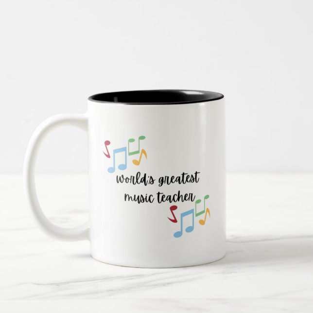 World's Greatest Music Teacher Mug (Left)