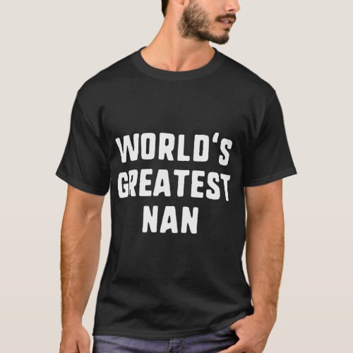 WorldS Greatest Nan Family T_Shirt