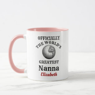 Worlds Greatest Nanna Add Your Name Grandmother Mug