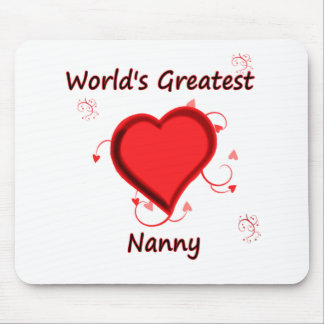 World's Greatest nanny Mouse Pad