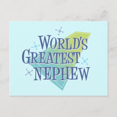 World's Greatest Nephew Postcard