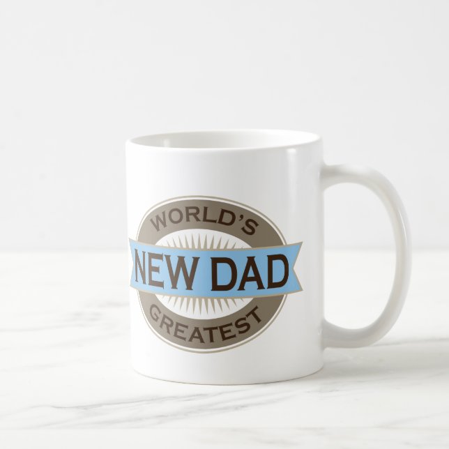 Worlds Greatest New Dad Coffee Mug (Right)