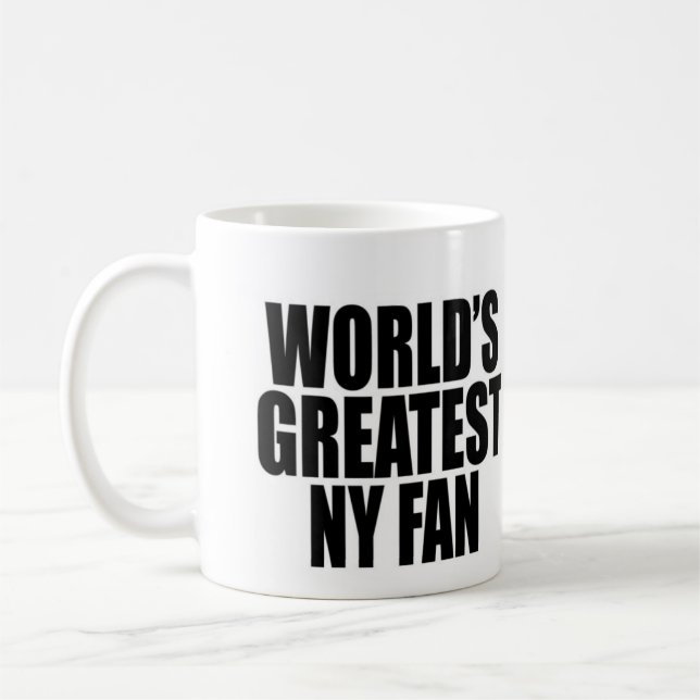 World's Greatest New York Fan Coffee Mug (Left)