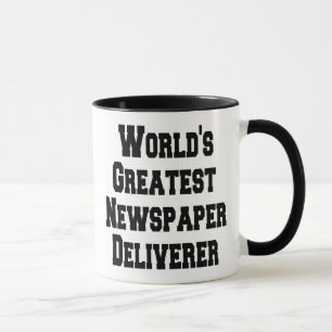 Worlds Greatest Newspaper Deliverer Mug