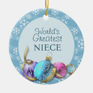 World's Greatest Niece Christmas Ornament