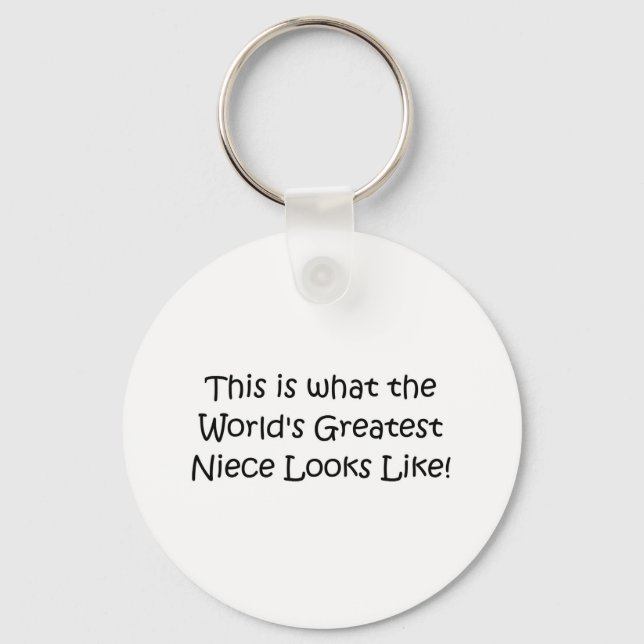 World's Greatest Niece Keychain (Front)