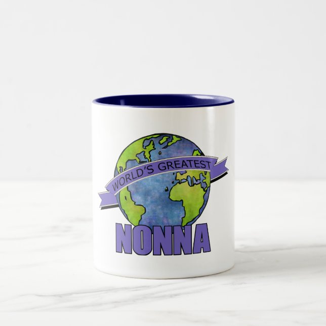 World's Greatest Nonna Two-Tone Coffee Mug (Center)