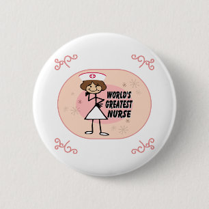 World's Greatest Nurse Pinback Button