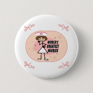 World's Greatest Nurse Pinback Button