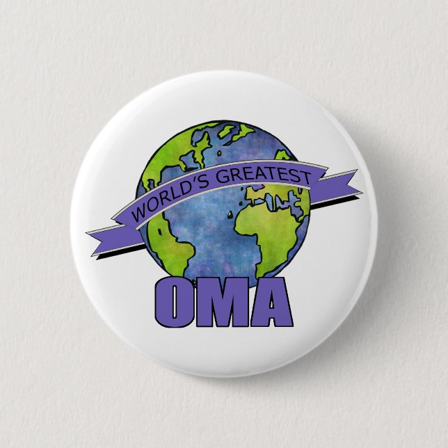 World's Greatest Oma Button (Front)
