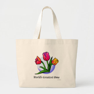 World's Greatest Oma Large Tote Bag