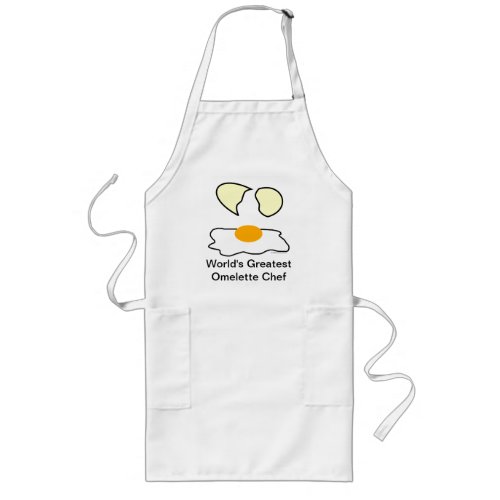 Worlds Greatest Omelette Chef Long Apron