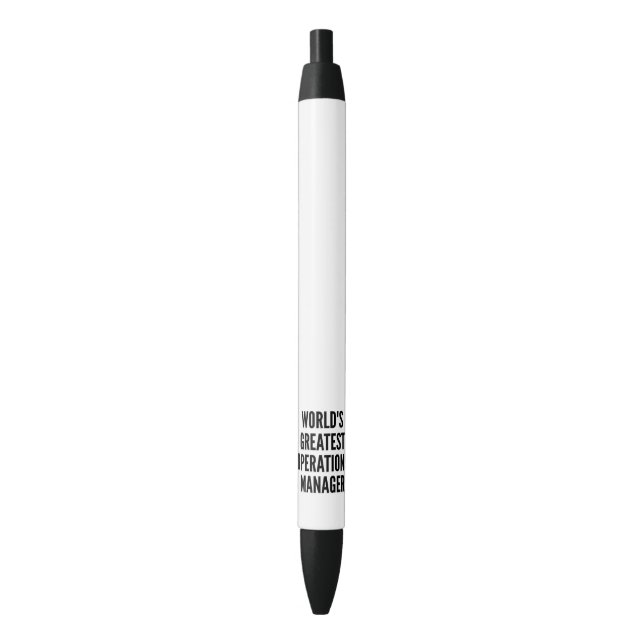 Worlds Greatest Operations Manager Pen (Front Vertical)