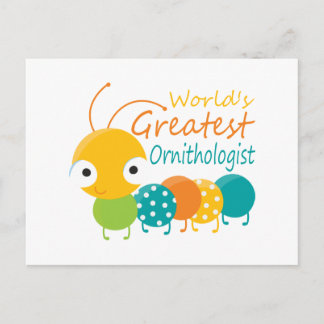World's Greatest Ornithologist Postcard