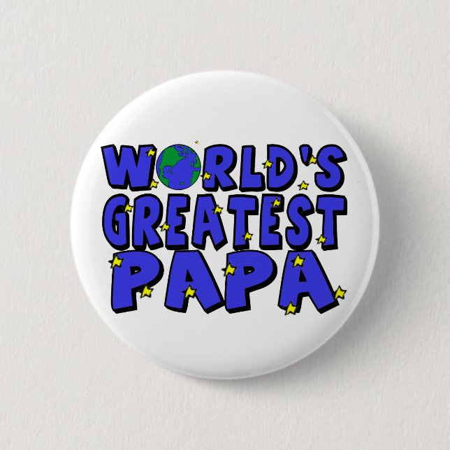 World's Greatest Papa Button (Front)