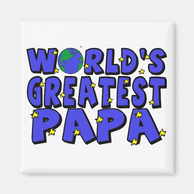 World's Greatest Papa Magnet (Front)