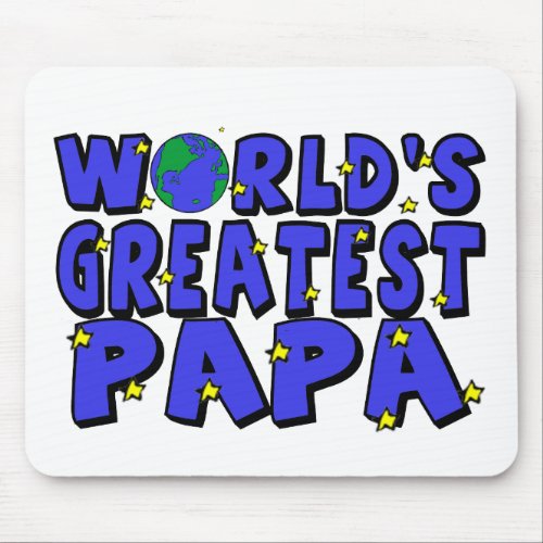 Worlds Greatest Papa Mouse Pad
