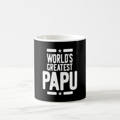 Worlds Greatest Papu Father Gift Coffee Mug