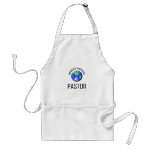 World's Greatest Pastor Adult Apron