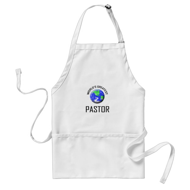 World's Greatest Pastor Adult Apron (Front)