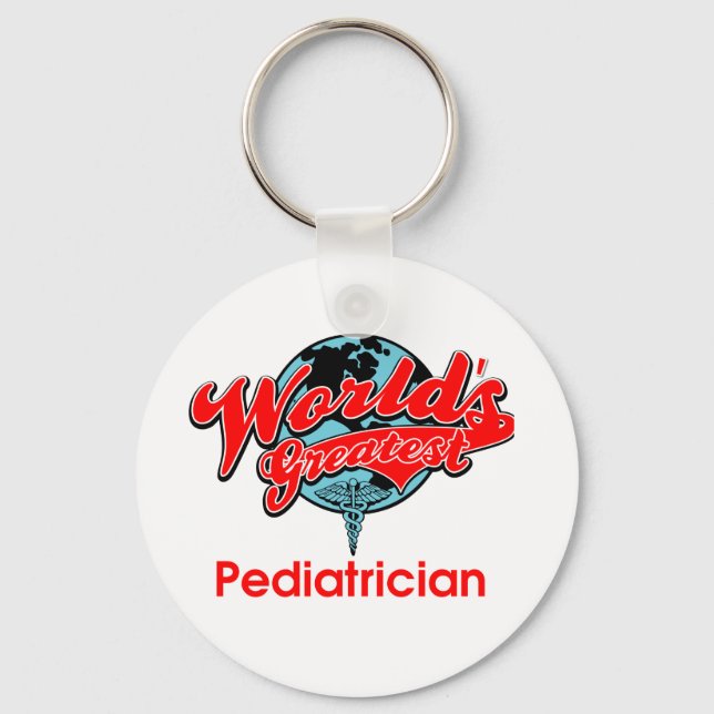 World's Greatest Pediatrician Keychain (Front)