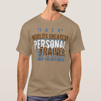 Worlds Greatest Personal Trainer Funny A7 TAN BLUE T-Shirt