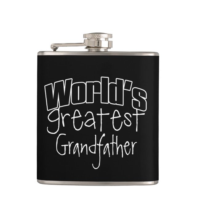 Worlds Greatest Personalized Flask (Front)