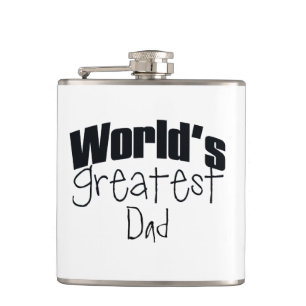 Worlds Greatest Personalized Hip Flask