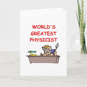 world's greatest physicist card