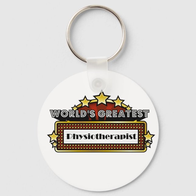 World's Greatest Physiotherapist Keychain (Front)
