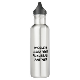World's Greatest Pickleball Partner Stainless Steel Water Bottle