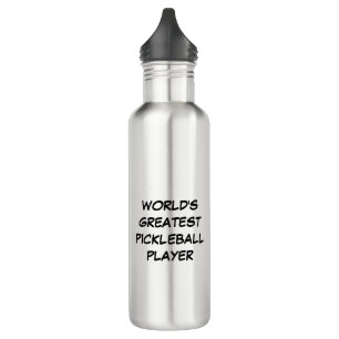 World's Greatest Pickleball Player Stainless Steel Water Bottle