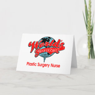 World's Greatest Plastic Surgery Nurse Card