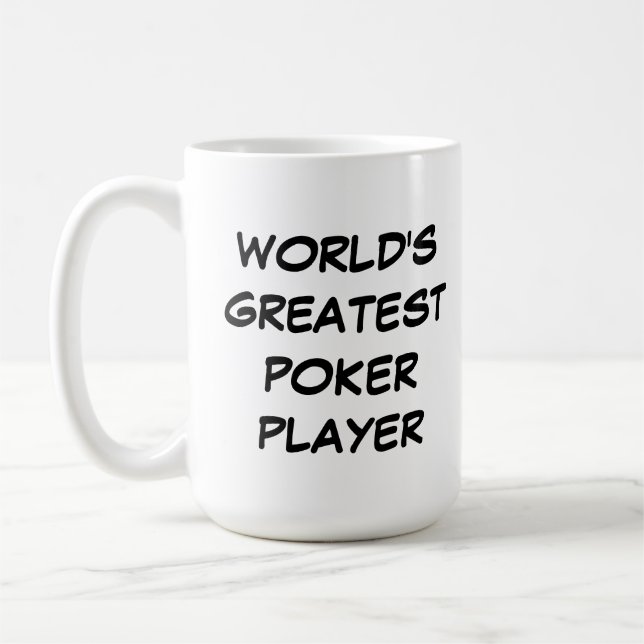 "World's Greatest Poker Player" Mug (Left)