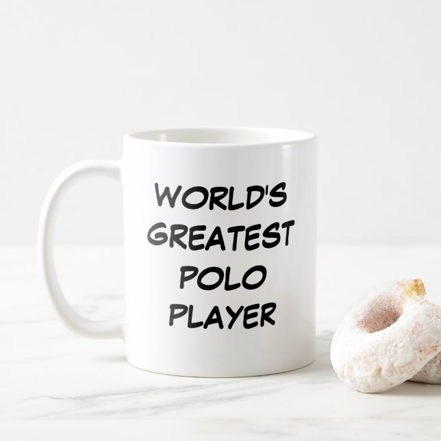 "World's Greatest Polo Player" Mug (With Donut)