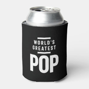World's Greatest Pop Father Grandpa Gift Can Cooler