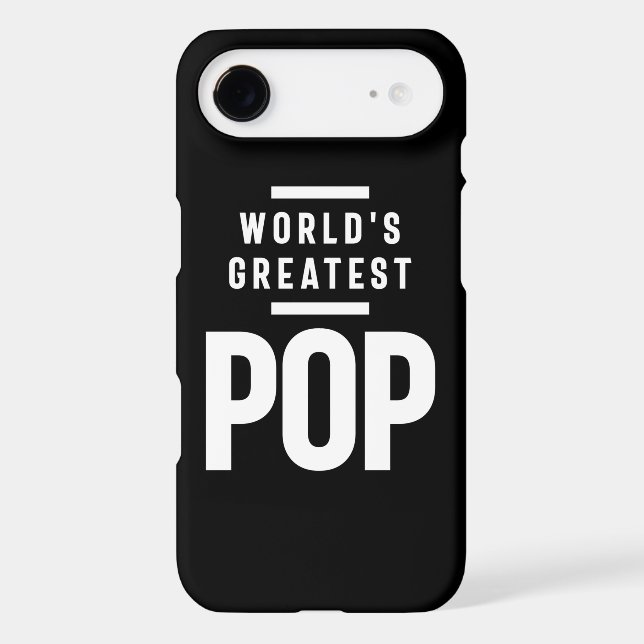 World's Greatest Pop | Father Grandpa Gift Case-Mate iPhone Case (Back)