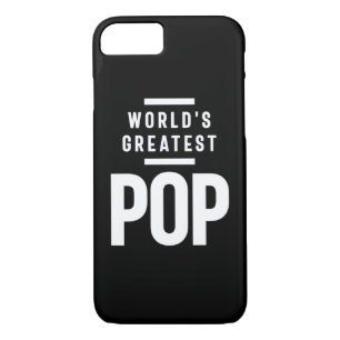 World's Greatest Pop Father Grandpa Gift iPhone 8/7 Case