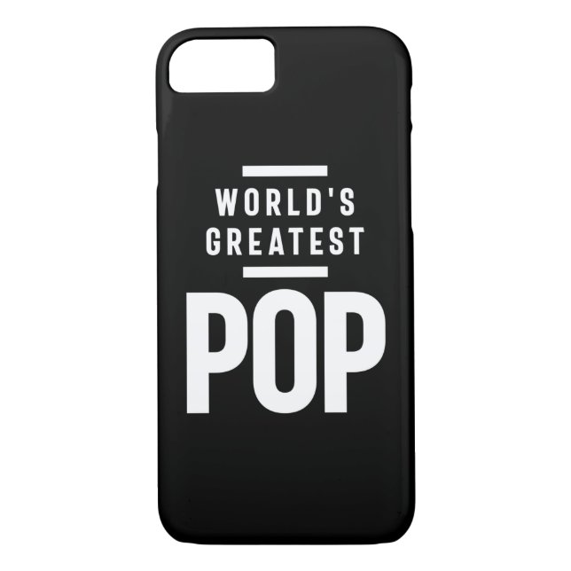 World's Greatest Pop | Father Grandpa Gift Case-Mate iPhone Case (Back)
