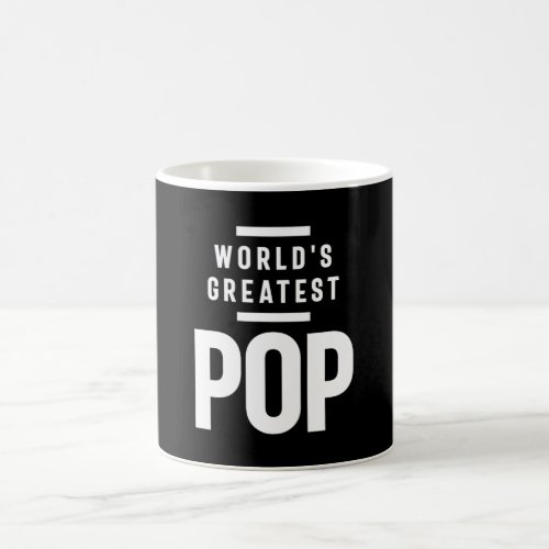 Worlds Greatest Pop  Father Grandpa Gift Coffee Mug